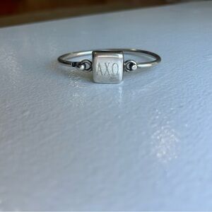 Alpha Chi Omega Bracelet - Silver color